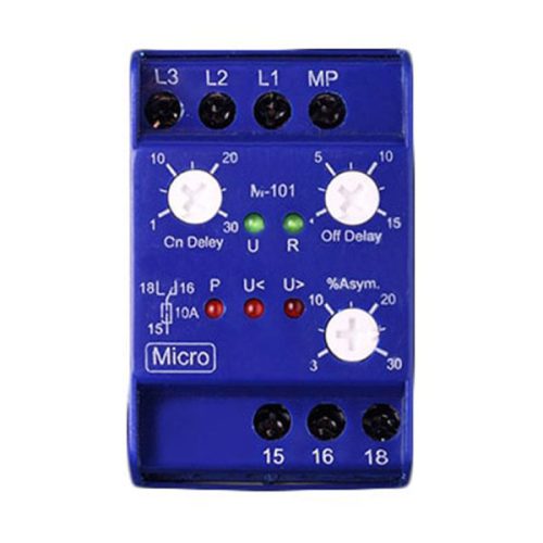 رله کنترل فاز میکرو آبی 101 مدل micromax 206