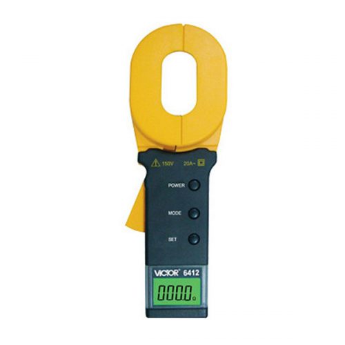 Digital Clamp Grounded resistance tester VICTOR 6412 500x500 - ارت سنج دیجیتال ویکتور مدل 6412