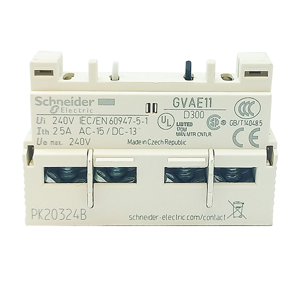 auxiliary contact GVAE11 - کنتاکت کمکی کلید حرارتی اشنایدر GVAE11
