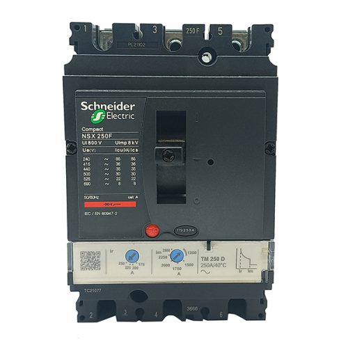 circuit breaker ComPact NSX250F 500x500 - کلید اتوماتیک سه فاز 250 آمپر NSX250F