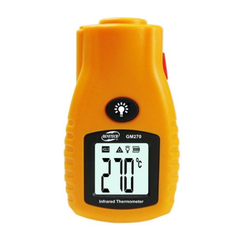 handheld digital Infrared Thermometer GM270 BENETECH 500x500 - ترمومتر لیزری بنتک GM270
